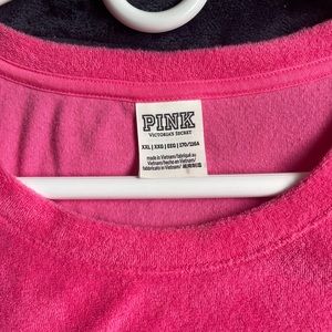 XXL Terry Cloth Pink Dress